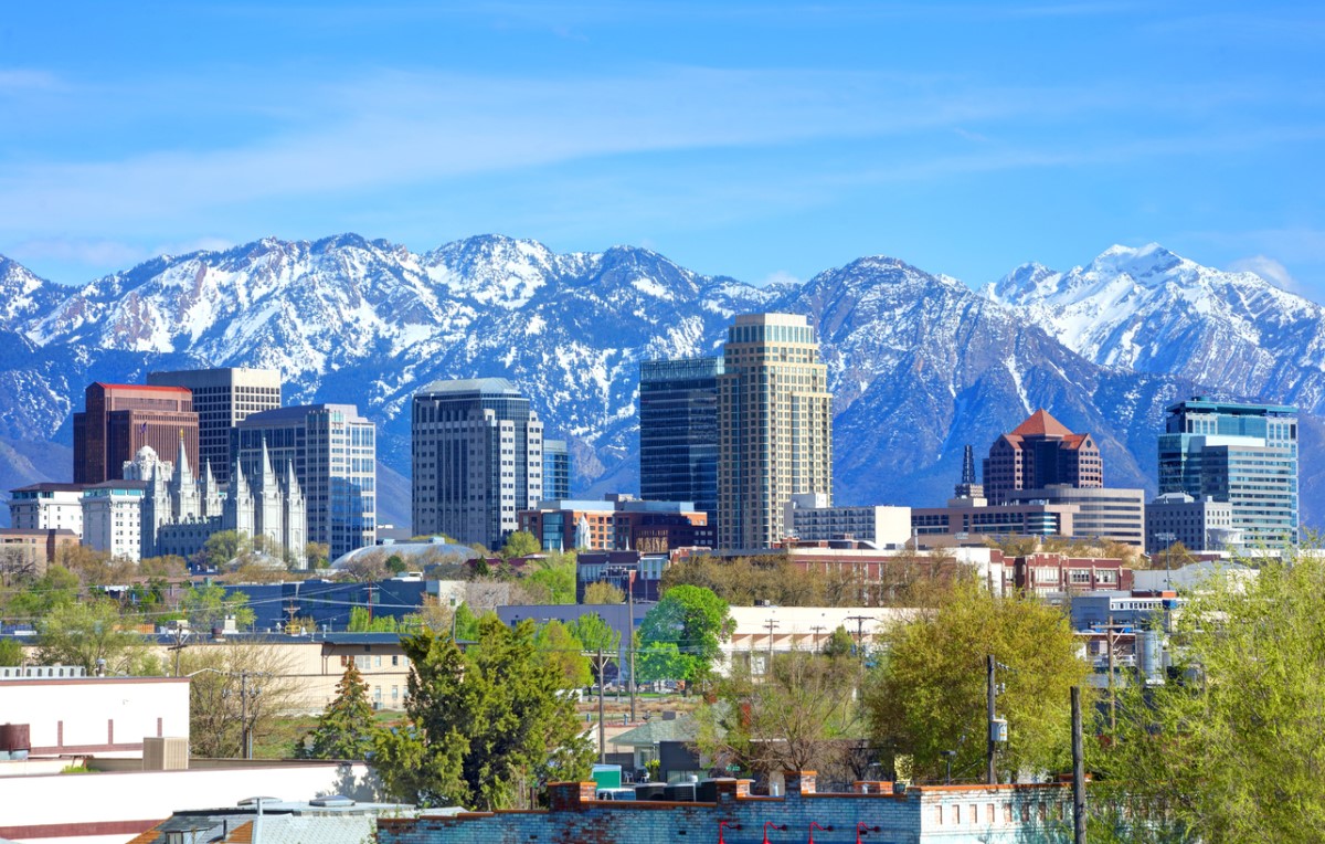 Picture of Utah with steel structures