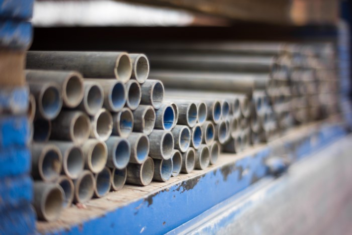 bulk steel tubing