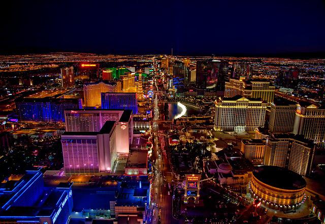 steel tubing las vegas overhead shot